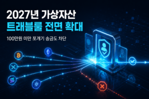 2027년 가상자산 트래블룰 전면 확대, 100만원 미만 쪼개기 송금도 차단 3 2027년 가상자산 트래블룰 전면 확대, 100만원 미만 쪼개기 송금도 차단