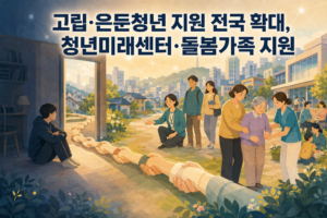 2026 고립·은둔청년 지원 전국 확대, 청년미래센터·돌봄가족 지원 총정리 5 고립·은둔청년 지원 전국 확대, 청년미래센터·돌봄가족 지원 총정리