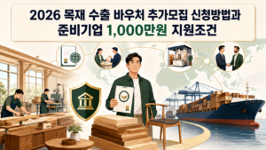 2026 목재 수출 바우처 추가모집 신청방법과 준비기업 1,000만원 지원조건 1 목재 수출 바우처 추가모집 신청방법