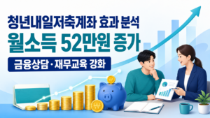 청년내일저축계좌 효과 분석, 월소득 52만원 증가와 금융상담·재무교육 강화 5 청년내일저축계좌 효과 분석, 월소득 52만원 증가와 금융상담·재무교육 강화