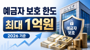 2026 예금자 보호 한도 1억원 적용 기준과 은행별 보호 범위 총정리 3 예금자 보호 한도 1억원 적용 기준과 은행별 보호 범위 총정리 대표 이미지